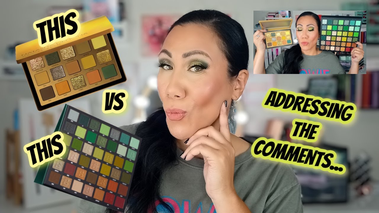 ADDRESSING THE COMMENTS While DUPING The Look! Natasha Denona Yucca vs