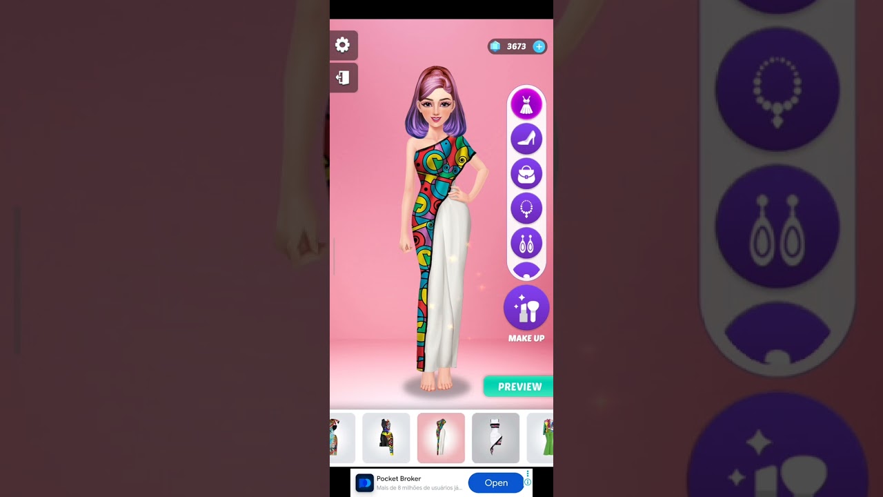 Barbie makeup style hair style barbie dress up game 🎁💄💅🏆