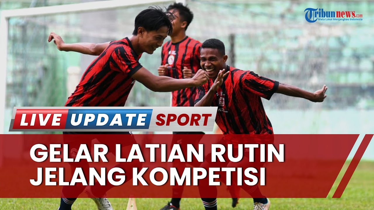 Arema FC Latihan Rutin di Stadion Gajayana Malang, Para Pemain Lama dan Baru Tampak Enjoy Latihan
