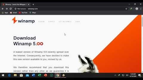 Download and Install Winamp on Windows 10 ( 2020 )
