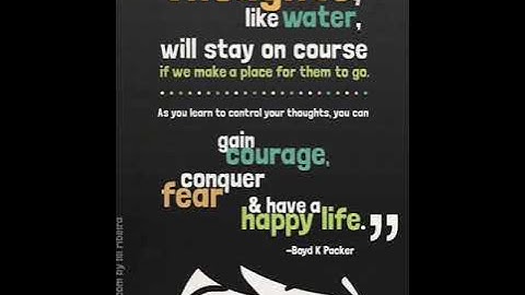 Just For Today - August 5 - The shape of our thoughts