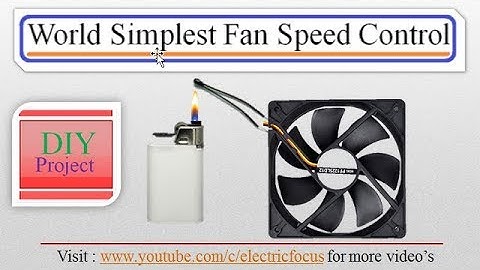 *FAN SPEED* Control with Temperature Sensor