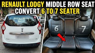 RENAULT LODGY MIDDLE ROW BABY SEAT CONVERT 6 TO 7 SEATER 📞 6268-777-684 