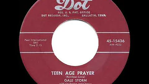 1956 HITS ARCHIVE: Teen Age Prayer - Gale Storm