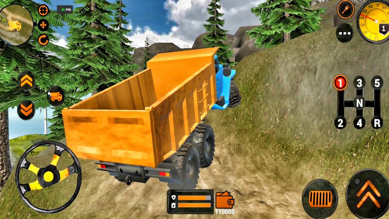 Backhoe Loader JCB Simulator Gameplay - Indian Vehicles Truck JCB Driving - Android Gameplay