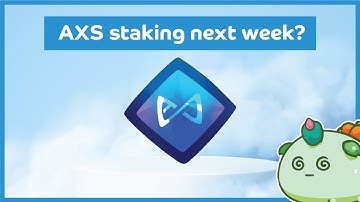 AXS staking coming end of September?