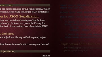 Building JSON Strings in Java: A Better Way