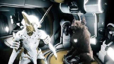 Warframe kubrow of unusual size