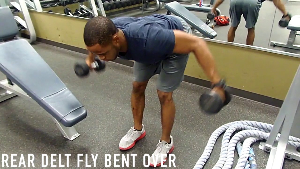 Rear Delt Fly Bent Over - YouTube