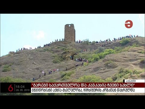 დავით გარეჯში მშვიდობიანი აქცია-მსვლელობა ჩიჩხიტურის კოშკთან დასრულდა