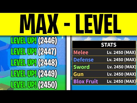 Roblox Blox Fruits - Lv 2450 (Max) - Roblox - Blox Fruits - GGMAX