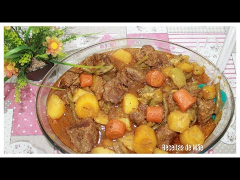 CARNE DE PANELA COM LEGUMES SUPER FÁCIL