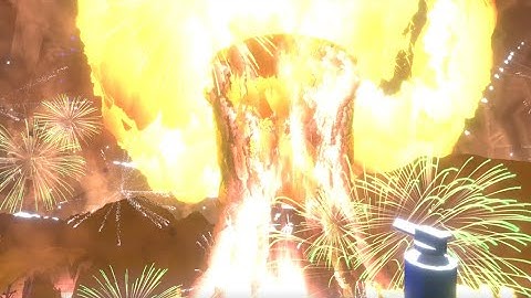 Destroying A Huge Pile Of Fireworks With A Gigantic Firework Nuke Mod In Fireworks Mania!