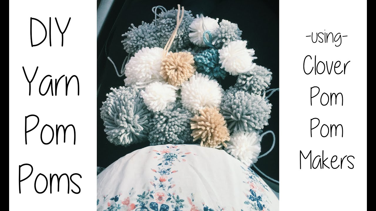 Abso-knitting-lutely!: How to Use a Clover Pompom Maker: Step-By