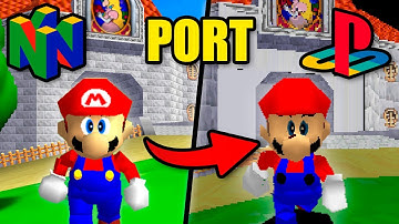 Han porteado Super Mario 64 a PlayStation 1