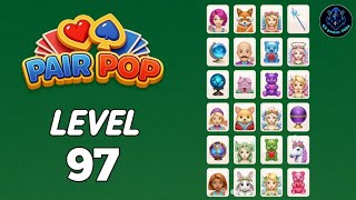 Pair Pop level 97 Solution Walkthrough | Pair Pop: Solitaire Match