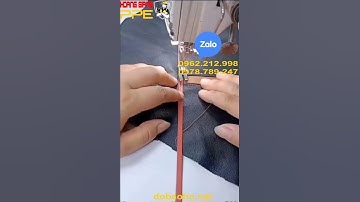 Kỹ thuật may viền túi áo - Mẹo vặt cắt may - dobaoho.net