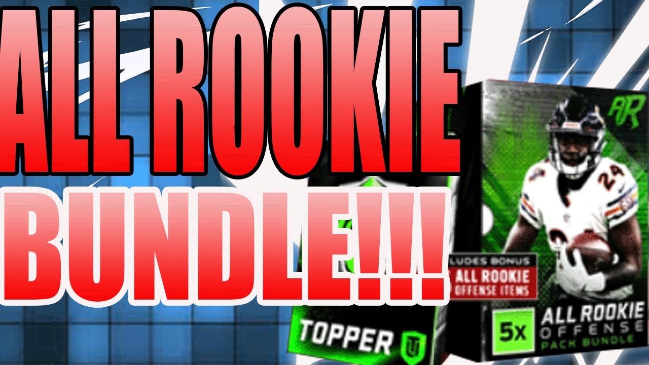 ALL ROOKIE BUNDLE OPENING! | MADDEN 17 PACK OPENING