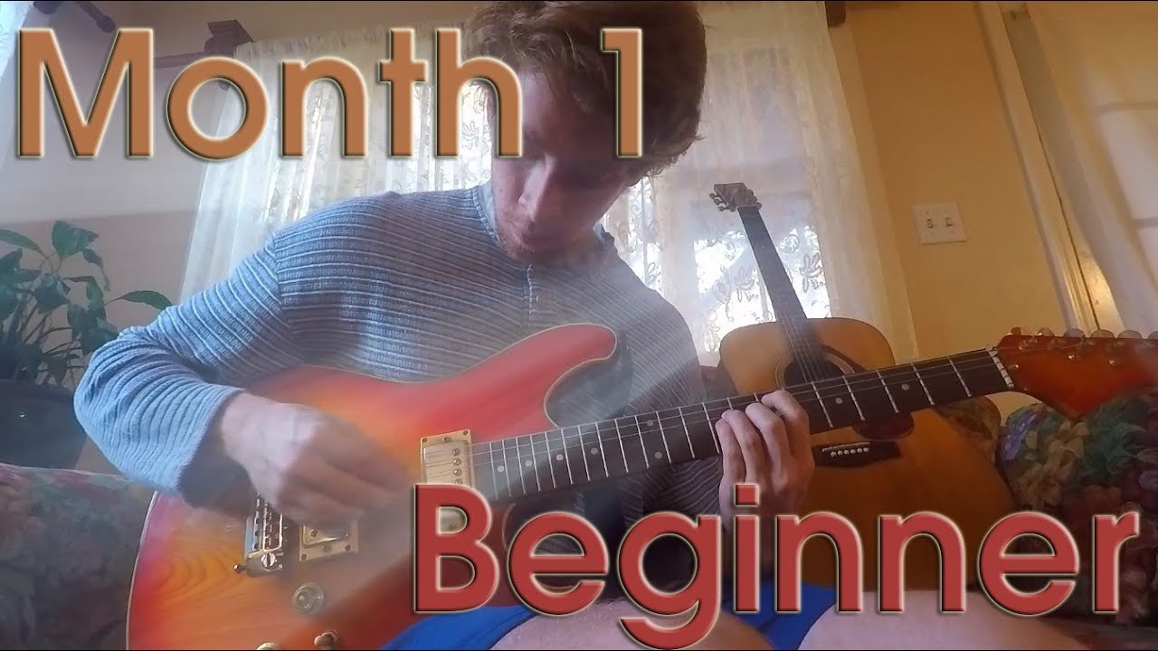 1 Month progress of learning to play the guitar(+My Goals)