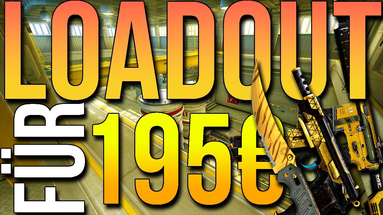 CSGO Yellow/Orange Loadout | Komplett Gelbes/Orangenes Loadout für 195 ...