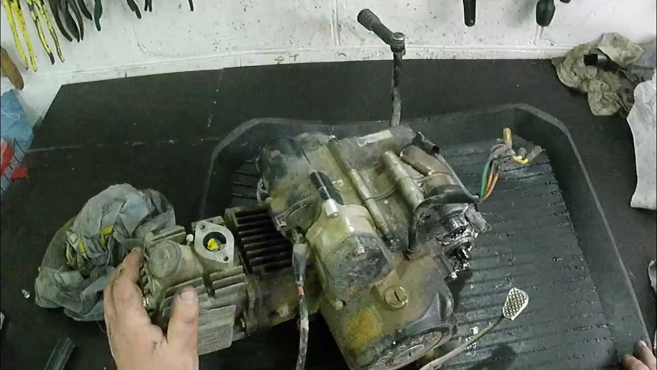 Ремонт двигателя 154fmi 125CC. Ремонт задней передачи. Сборка двигателя. Ремонт 