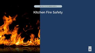 On Cooking Chapter 5   Fire Safety