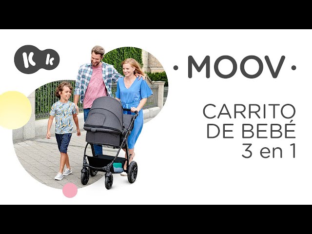 ▷ kk Kinderkraft MOOV Carrito bebé 3 Piezas, Carro, Carrito bebé
