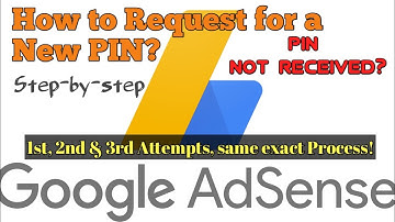 How to request a New PIN for google adsense? Easy Guide!