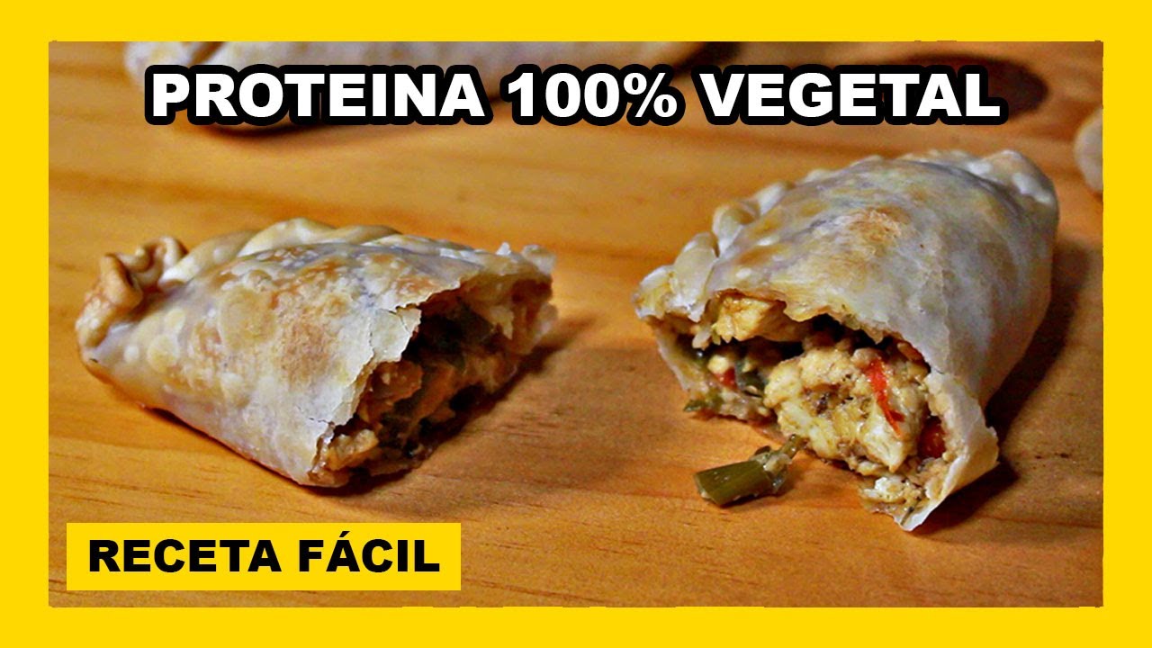 🔶 Como hacer EMPANADAS de “POLLO VEGETAL” (receta vegana/vegetariana)