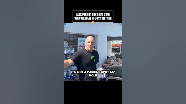 Alex Pereira Runs Into Sean Strickland At The Gas Station 😅