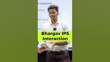 Bhargav IPS interaction| R.C.Reddy IAS Study Circle