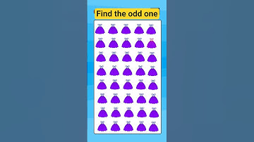 find the different one