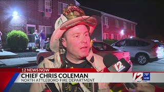 North Attleboro crews battle apartment fire