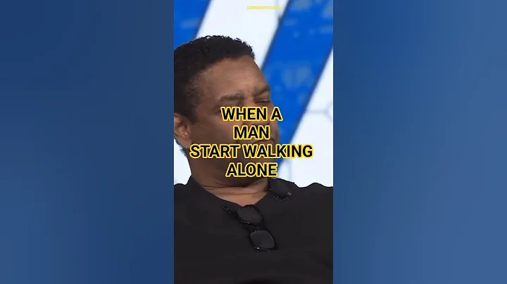 when a man starts walking alone #denzelwashington #motivation #inspiration #success #love #life