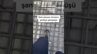 Yeni Mimarın Şantiyedeki Ilk Günüymüş Mimar Olanlar Beğendi Bile 😉😉😉