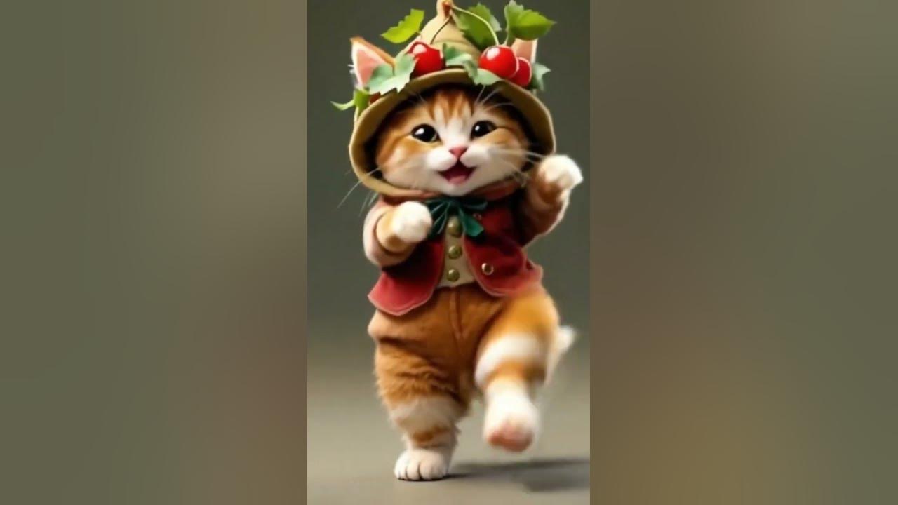 Duddi Duddi Dum Dum | Cute kitten 😁Cat dance video 💃बिल्ली डांस #funny #dancingcat#shorts #catvideos