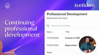 How to use the CPD tracker in Konfidens