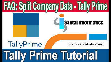 FAQ –Split Company Data in  Tally Prime || split company data year wise || Tally Prime in Tamil