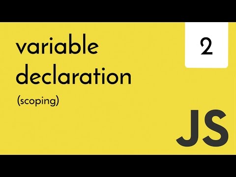 JavaScript - variable declaration (scope)