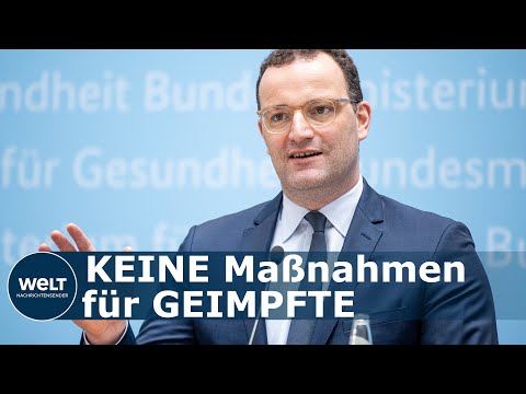 JENS SPAHN: Doppelt Geimpfte sollen bei vierter Corona-Welle keine Lockdown-Manahmen frchten