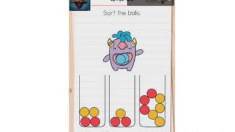 Brain Test All Star IQ Boost Level 100 Sort The Balls. Walkthrough