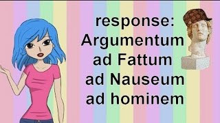 response to Ranting Feminist: Argumentum ad Fattum ad Nauseum ad Hominem
source video:
Ranting Feminist: Argumentum ad Fattum
https://youtu.be/wOTE3-GuaYQ
consider subscribing to this channel and please join me on these sites:
www.facebook.com/profile.php?id=100014576506433
twitter.com/DisturbTrends
This youtube channel wishes to support intelligent dialog. It is not intended to solicit attacks against any person or organization. Disturbing Trends does not condone bullying of any kind. response to Ranting Feminist: Argumentum ad Fattum ad Nauseum ad Hominem