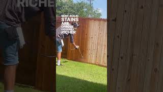 Transparent VS Solid Stains