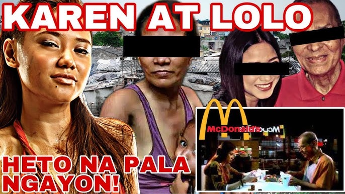 LO, KAREN PO! HETO NA PALA NGAYON SI KAREN DELOS REYES AT LOLO NIYA SA  MCDONALD COMMERCIAL!!