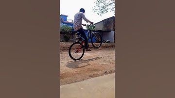 cycle Stunt wheelie 😍😍 | #mini vlog #mtbcyclestunt #shorts