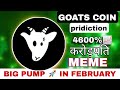 Goats Token Price Pridection | Goats Token price 2025 | Goats Coin delisting crash goats buy or not