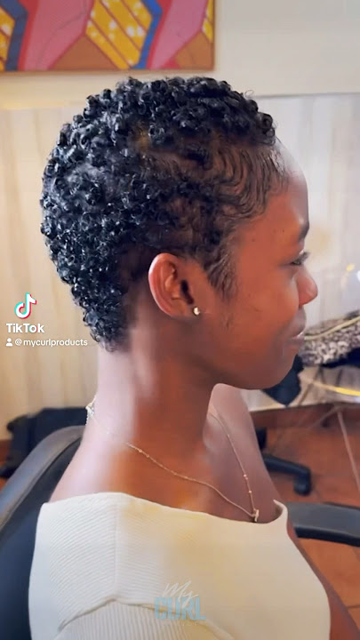 Big chop natural hair #shortcut /mycurlproducts