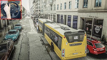 Unreal Engine 5 Copy of Berlin in Nextgen Bus Driver Simulator | Thrustmaster T300RS GT Gameplay