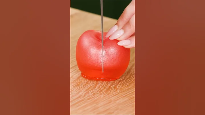 I Made Impossible AI Glass Fruit In Real Life!🍑#ai #food #satisfying