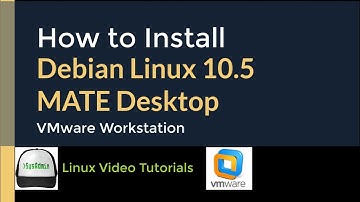 How to Install Debian Linux 10.5 with MATE Desktop + VMware Tools on VMware Workstation